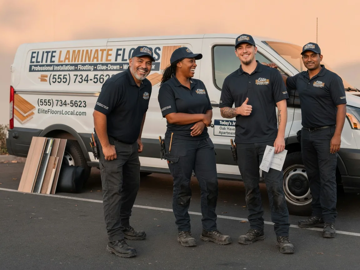 Laminate flooring installation company in Rosamond, IL